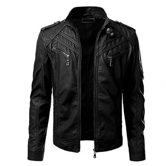 Black Men Leather Jackets