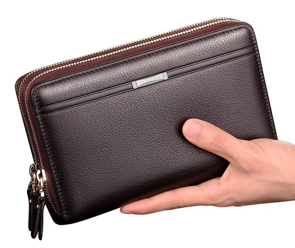 Business Men Long Leather Wallet